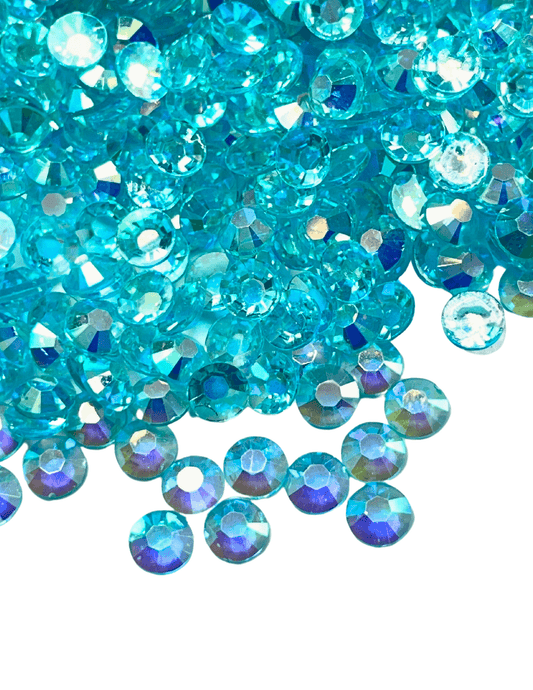 Blue Transparent Rhinestones Bulk