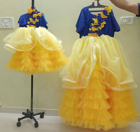 Combo Style] Gorgeous Baby Girl Gown Dress One Year Birthday - Temu