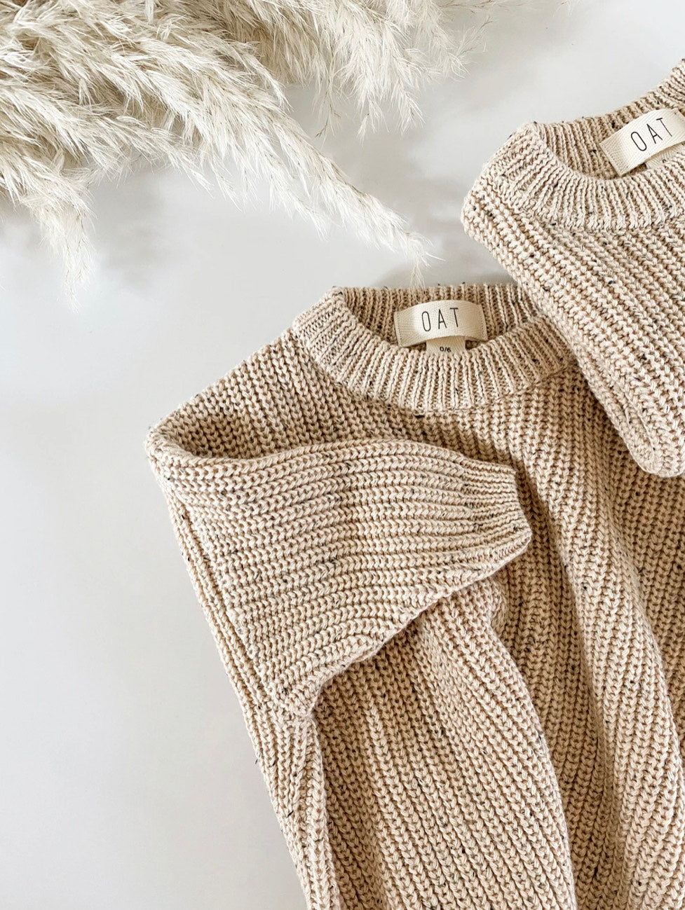 OAT Fleck Chunky Sweater 6-12m トップス | www.vinoflix.com