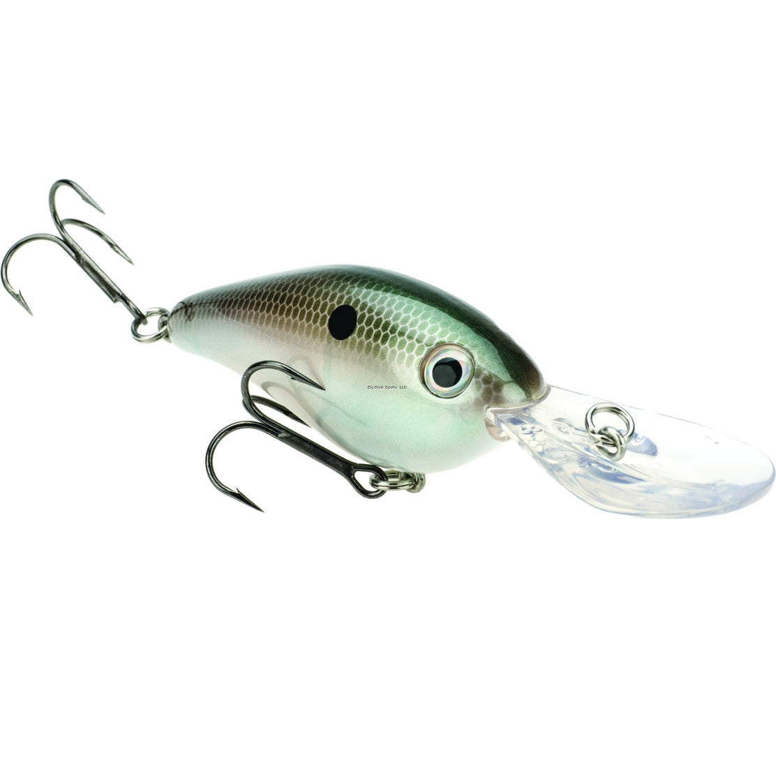 Strike King Bitsy Minnow 1/8oz Mini Ultralight Crankbait WHITE CHARTREUSE  BACK