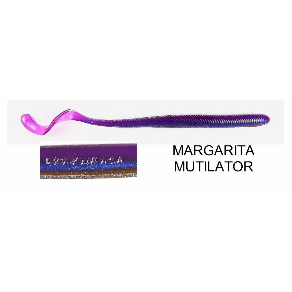 Roboworm Fat Straight Tail Worm Margarita Mutilator / 4.5