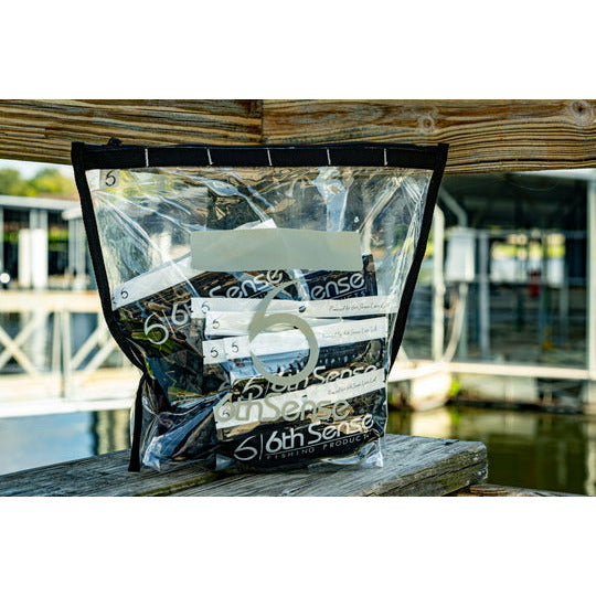 6th Sense Fishing Large Bait Bag (Holds 15-20 Soft Plastic Packs) 