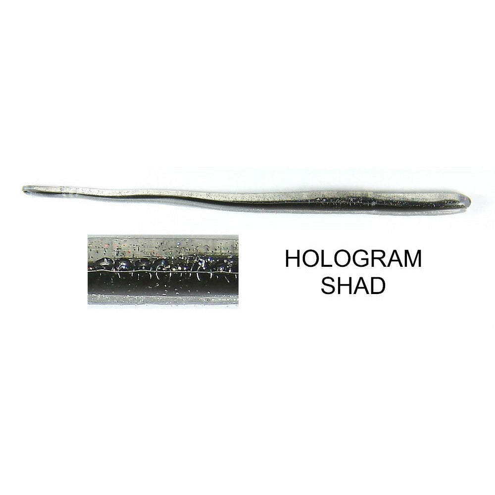 Roboworm Fat Straight Tail Worm - Hologram Shad