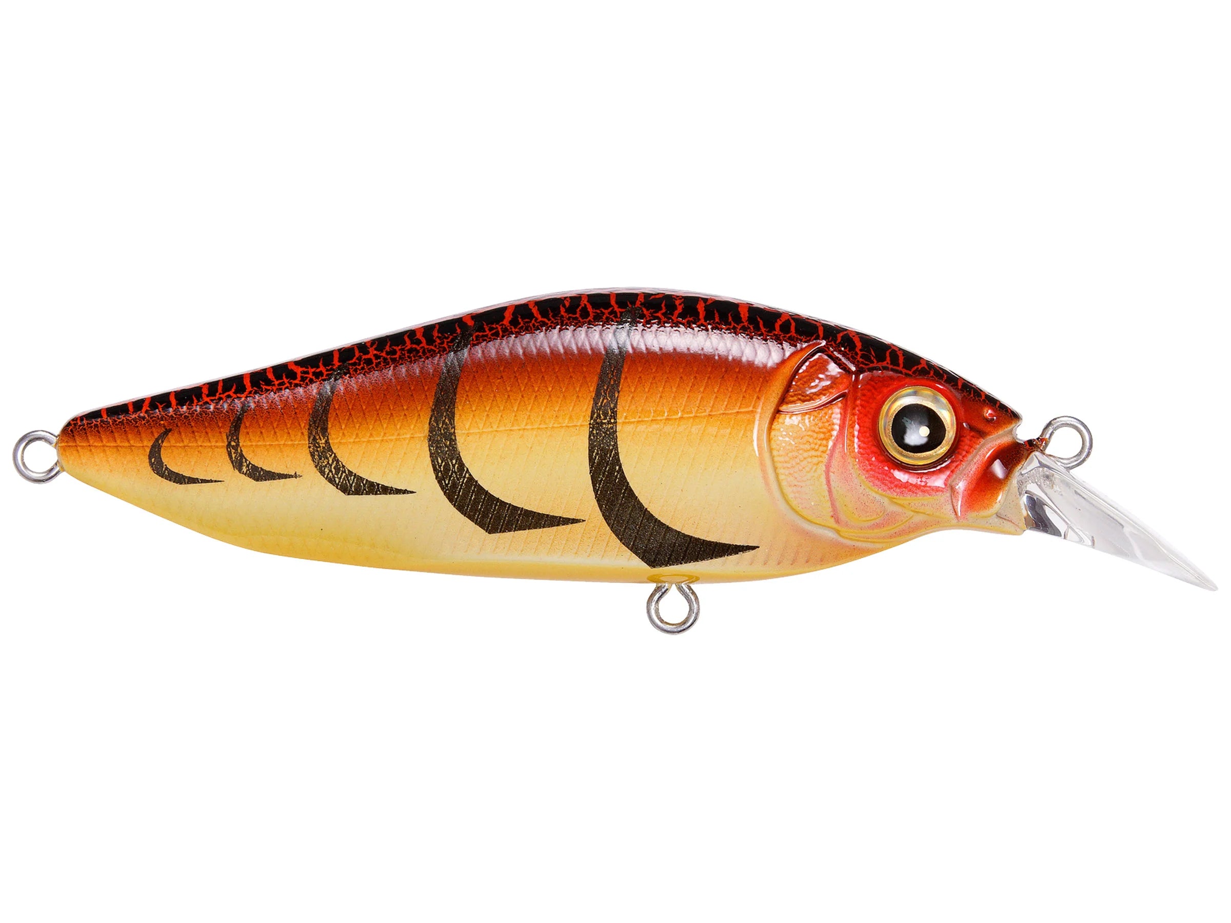 PLAT/megabass hazedong shad sw 3 0inch red gold/lure-Anglers Shop