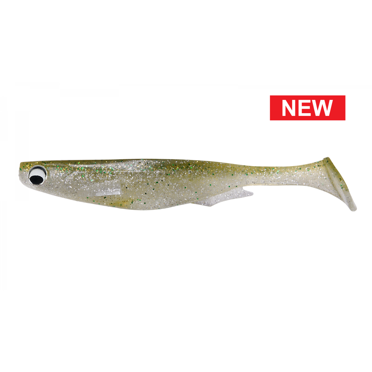 Keitech Fat Swing Impact Swimbait - Chart. Back Pearl 3.8