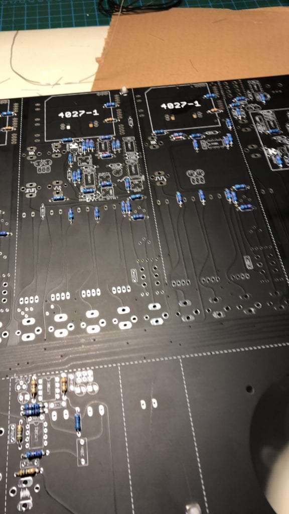 Soldering works - TTSH PCB, ARP 2600 clone