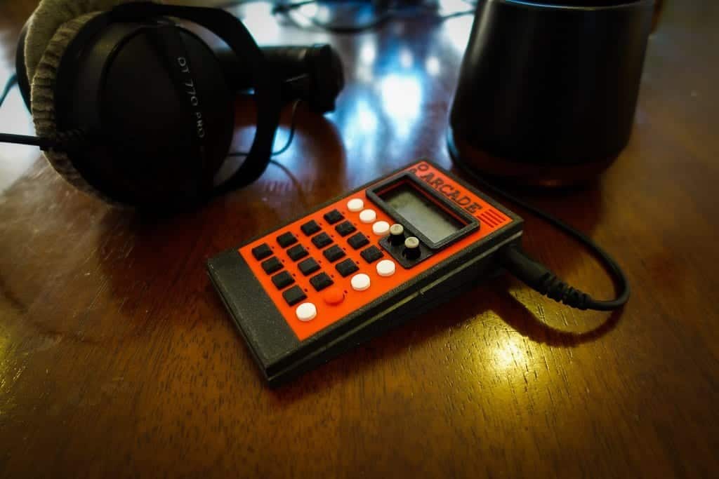 3D printed case for Pocket Operator PO-20 Arcade