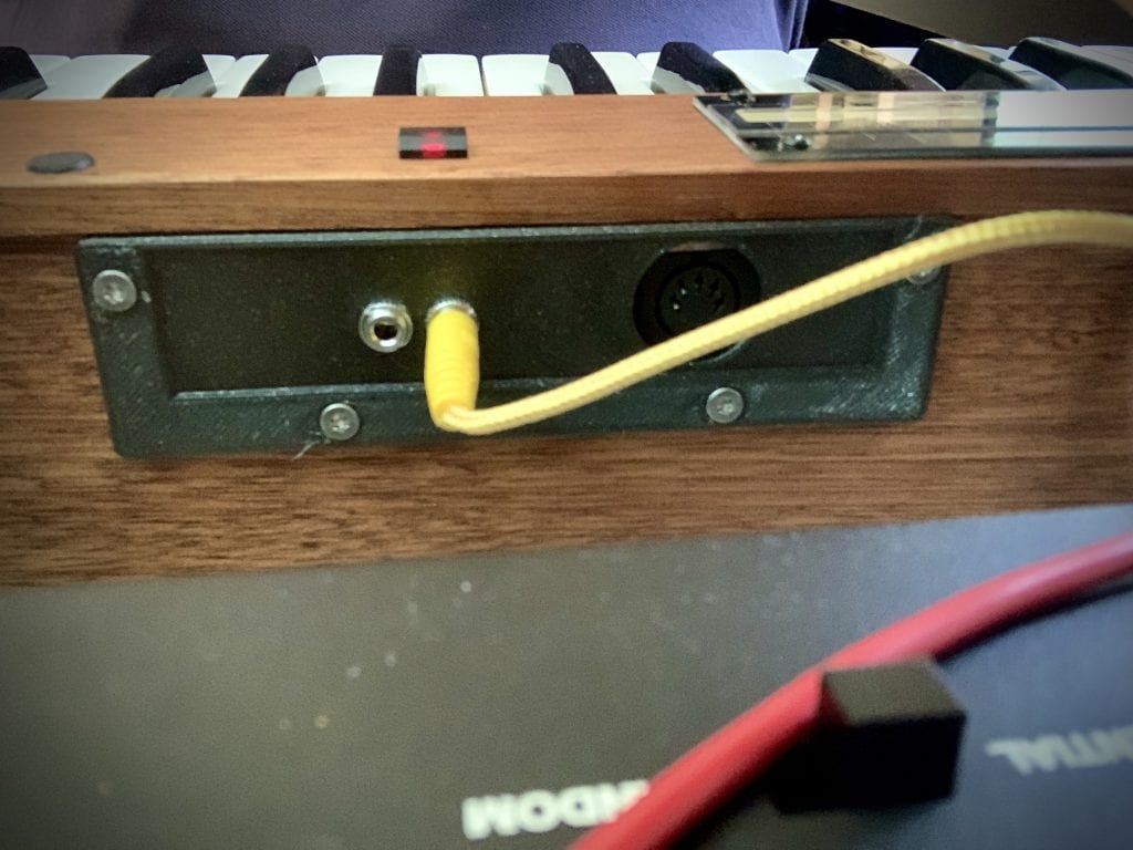 DIY ARP 2600 TTSH Keyboard - back panel