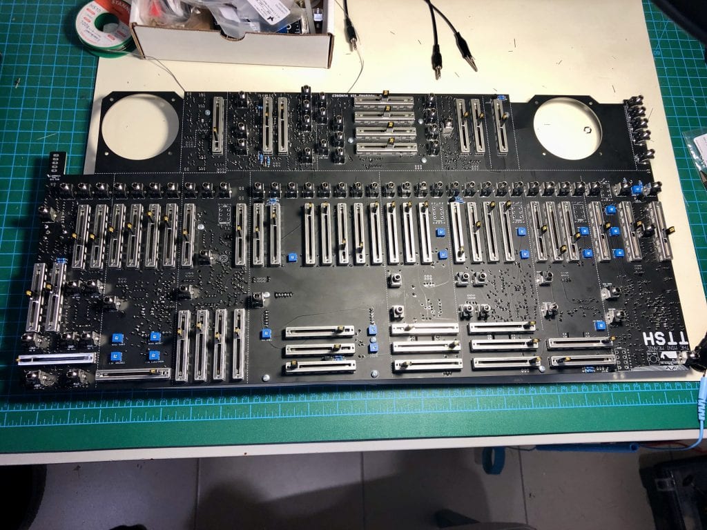 Soldering works - TTSH PCB, ARP 2600 clone