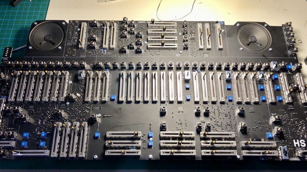 Soldering works - TTSH PCB, ARP 2600 clone