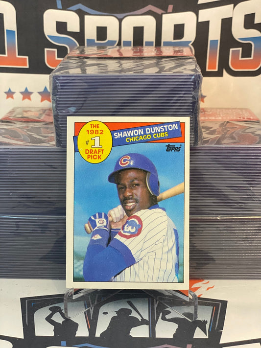 1987 Topps SHAWON DUNSTON Baseball Card #346. CHICAGO CUBS.