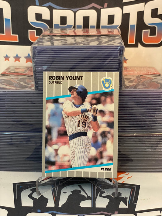 Robin Yount 1989 Fleer Series Mint Card #200