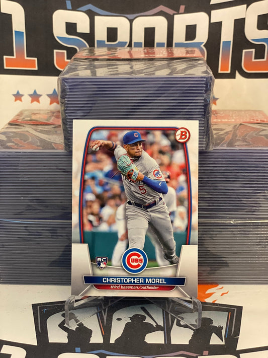 2023 Bowman #34 Christopher Morel Chicago Cubs Rookie Card