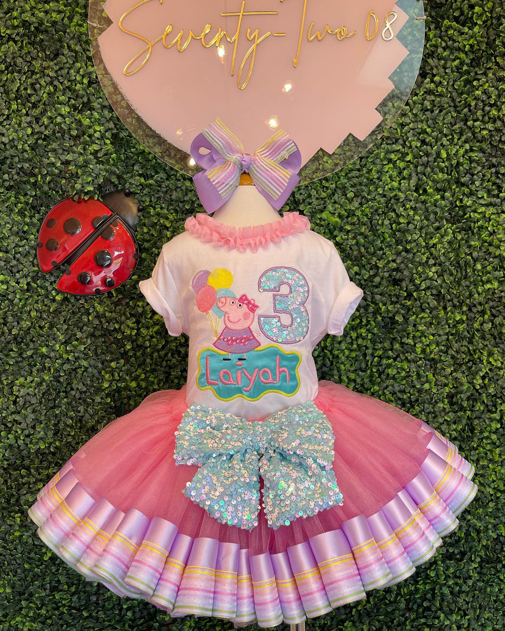 Custom Ribbon Trimmed Tutu