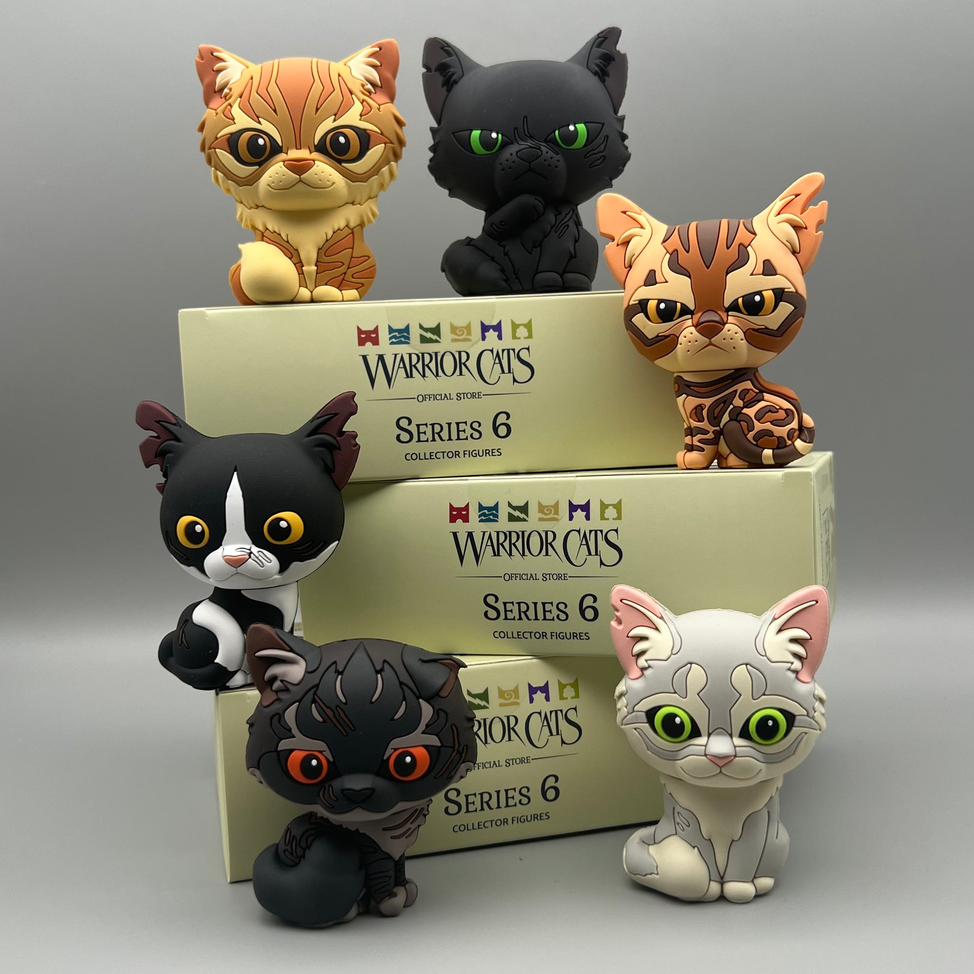 Mini Kitten Sitter Figurines, Set of 5 - Cat Decor - Walter Drake