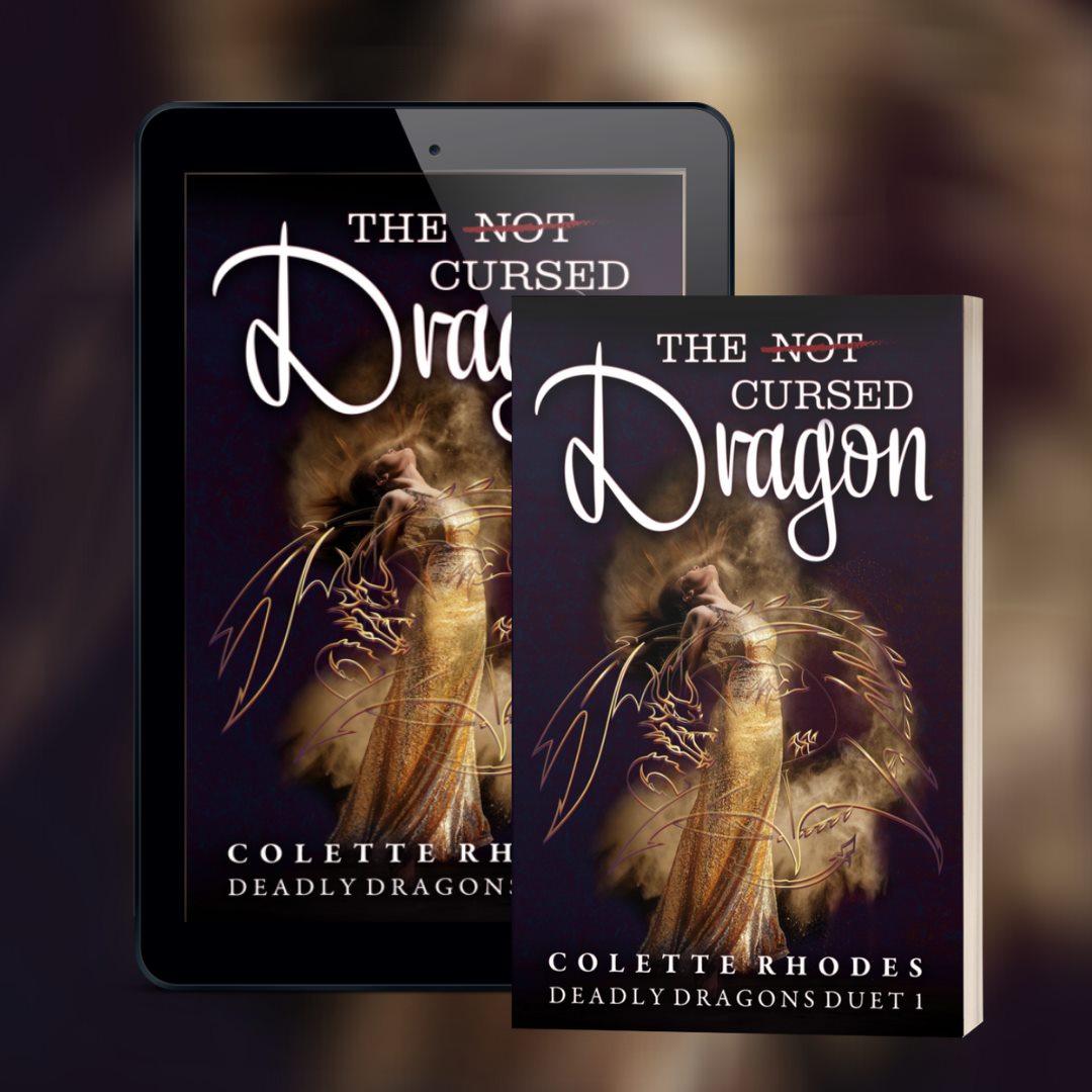 Cover Reveal The Not Cursed Dragon – Colette Rhodes