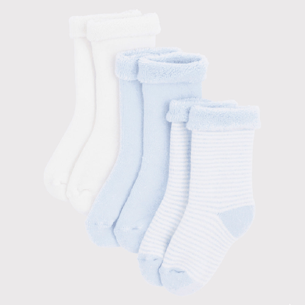 Baby Knitted Socks - 3 Pack