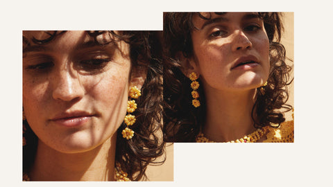 ARGAMASSA EARRINGS summertime collection Elise Tsikis Paris