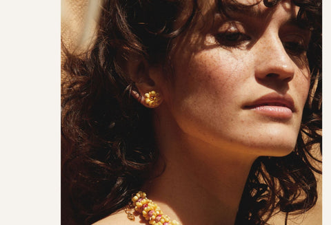 PARALTA EARRINGS summertime collection Elise Tsikis Paris