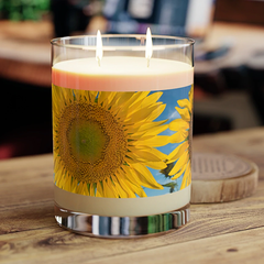 Sunflowers Candle