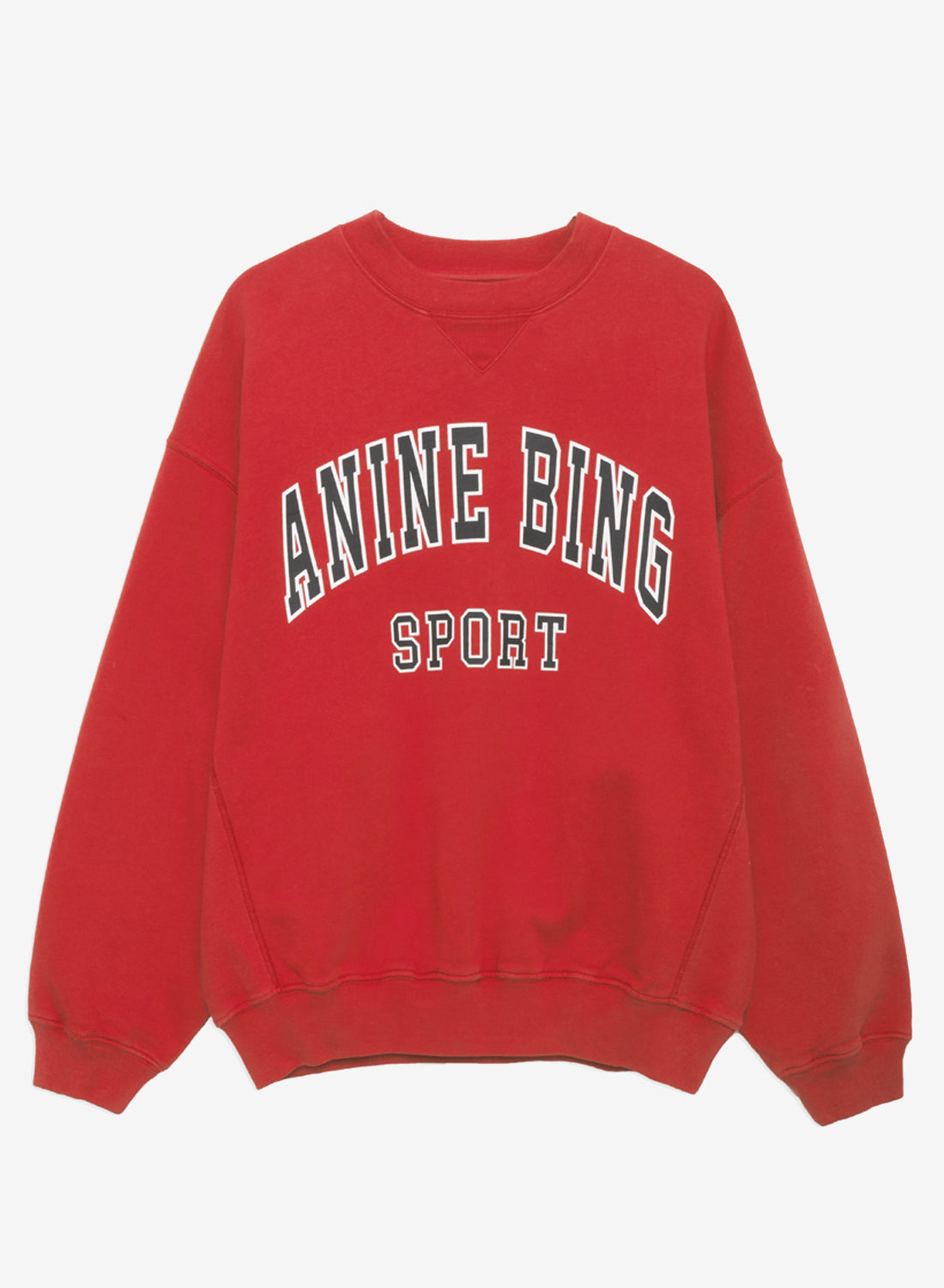 Se Anine Bing Jaci Sweatshirt Red hos Number Nine