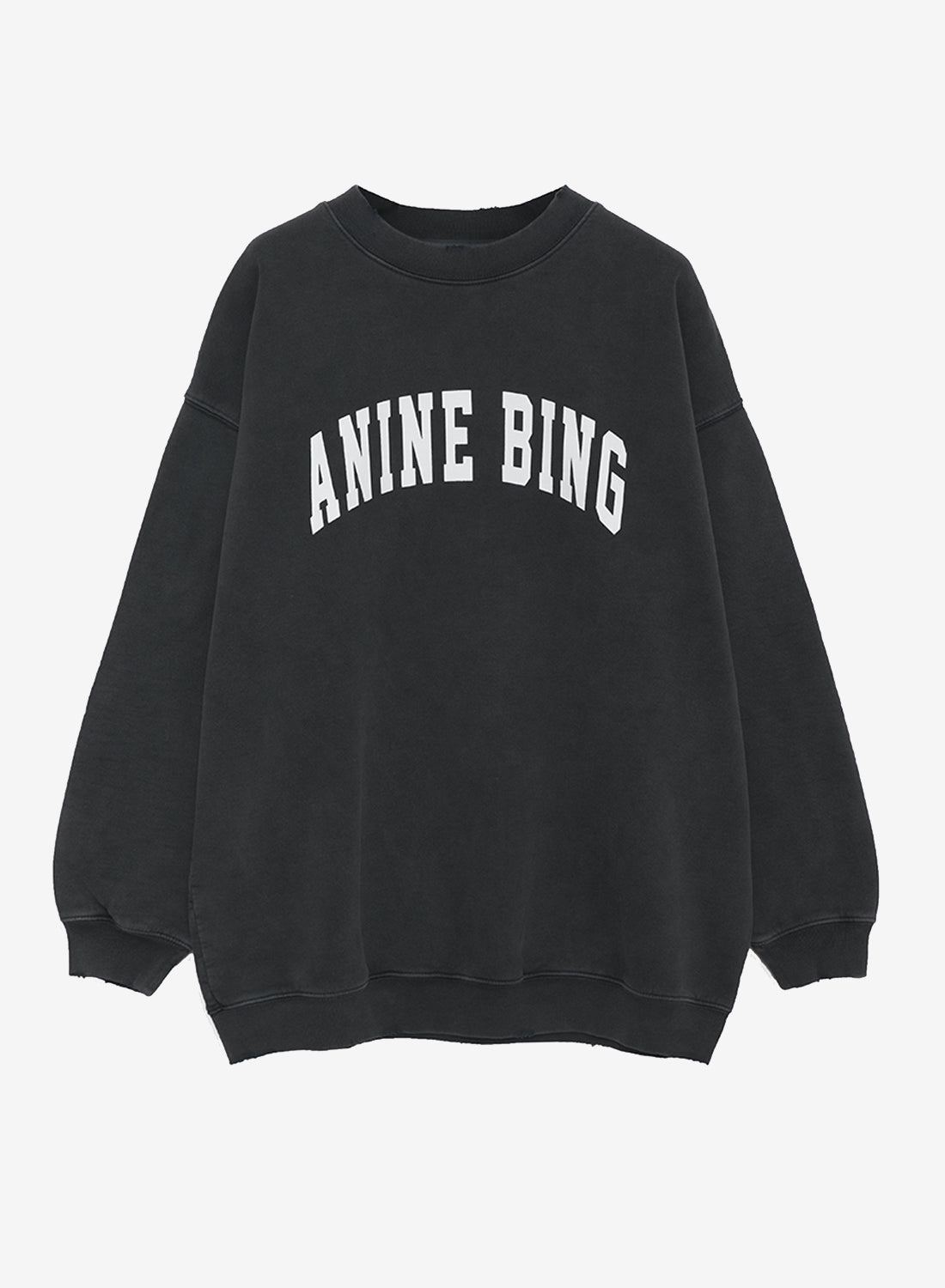 Anine Bing Tyler Sweatshirt Bing Washed Black