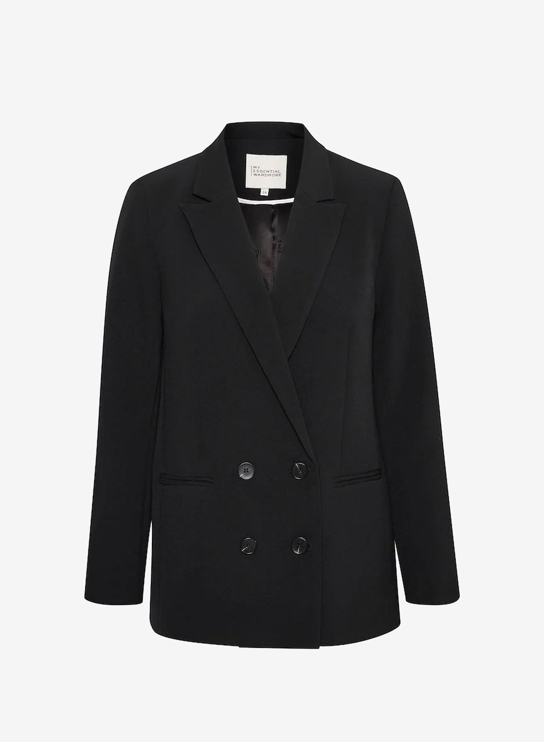 Se My Essential Wardrobe 27 The Tailored Blazer Black hos Number Nine