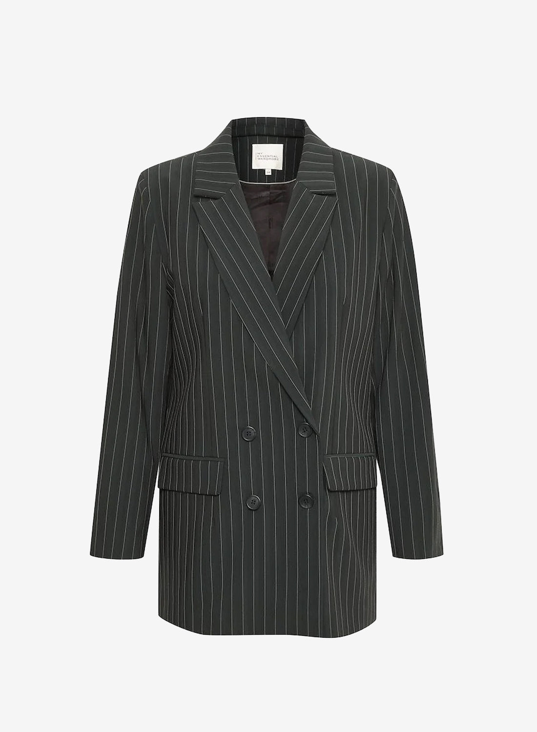 Se My Essential Wardrobe NajaMW Blazer Black Striped hos Number Nine