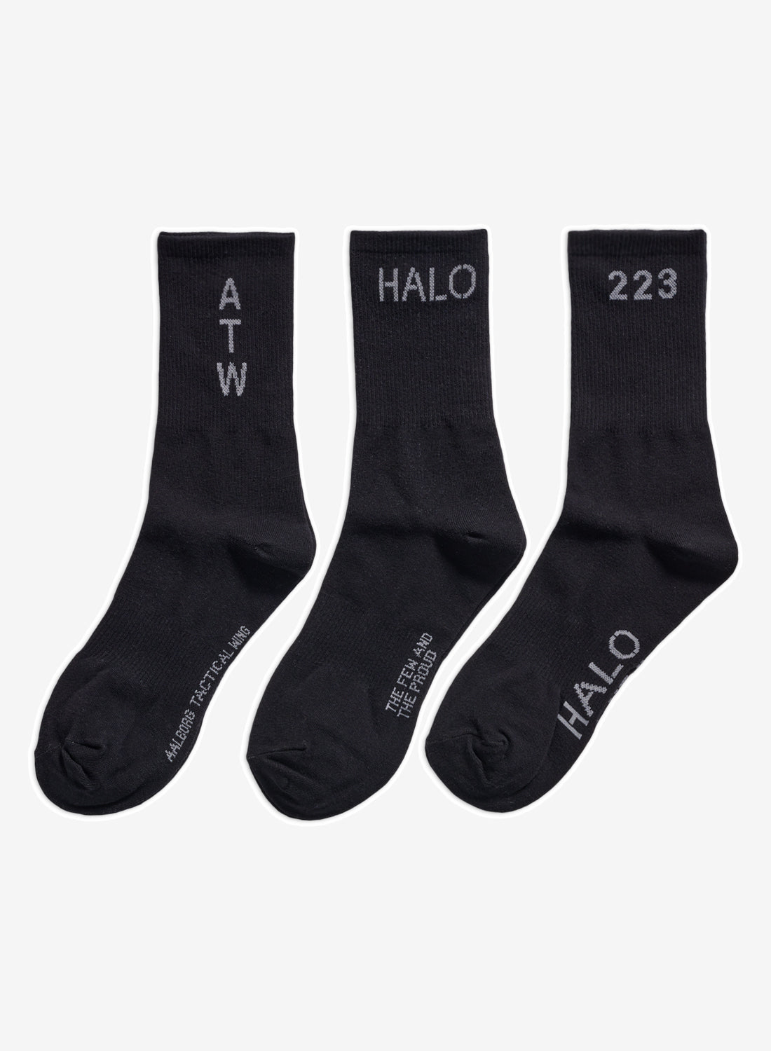 Billede af Halo 3-Pack Socks Black