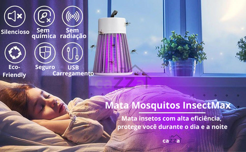 Insect Max - Armadilha Mata Mosquito Portátil para Insetos Pernilongo e Muriçocas loja deepbel