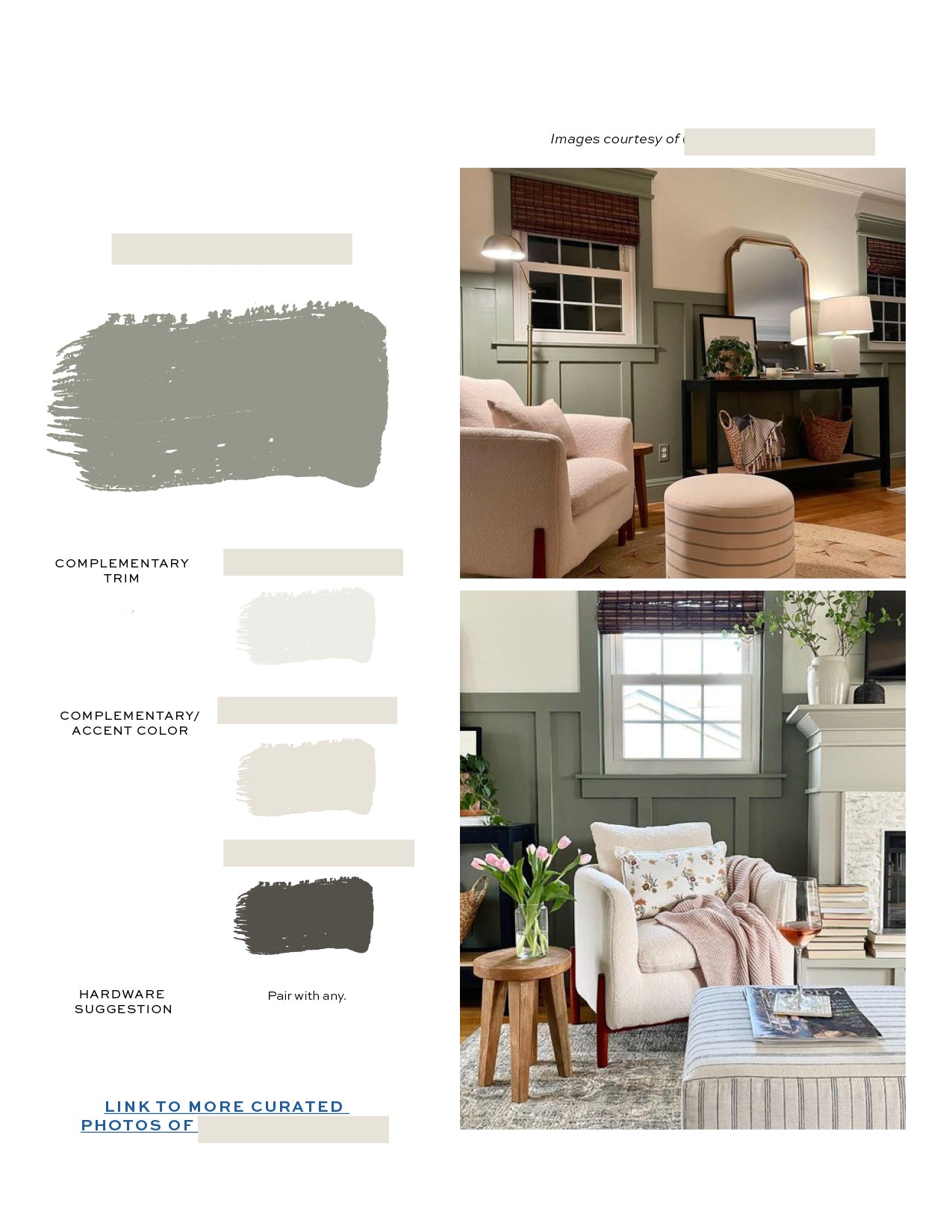Sherwin Williams Urbane Bronze Home Paint Color Palette – Fremont Home
