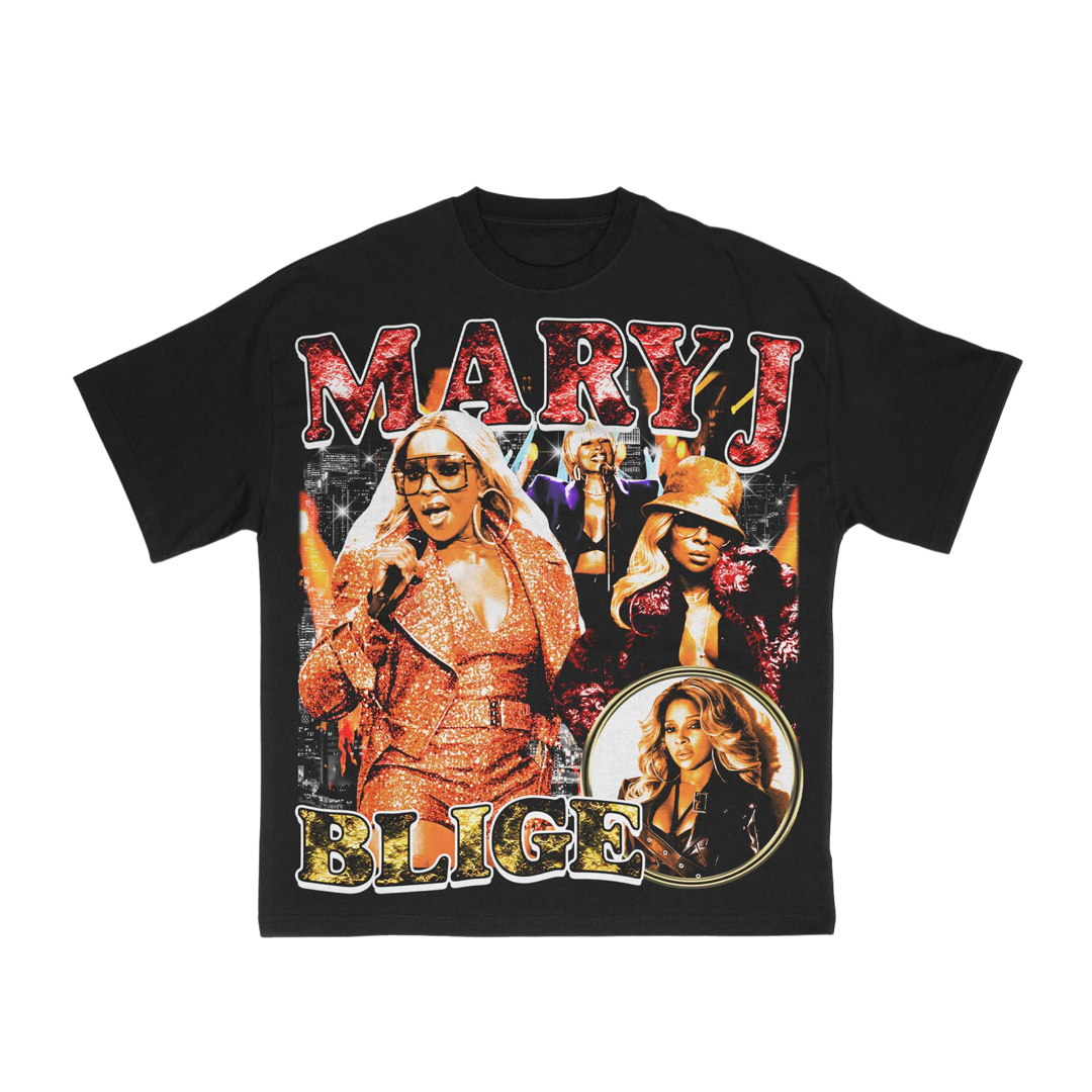 90s vintage Mary J Blige Tshirt-