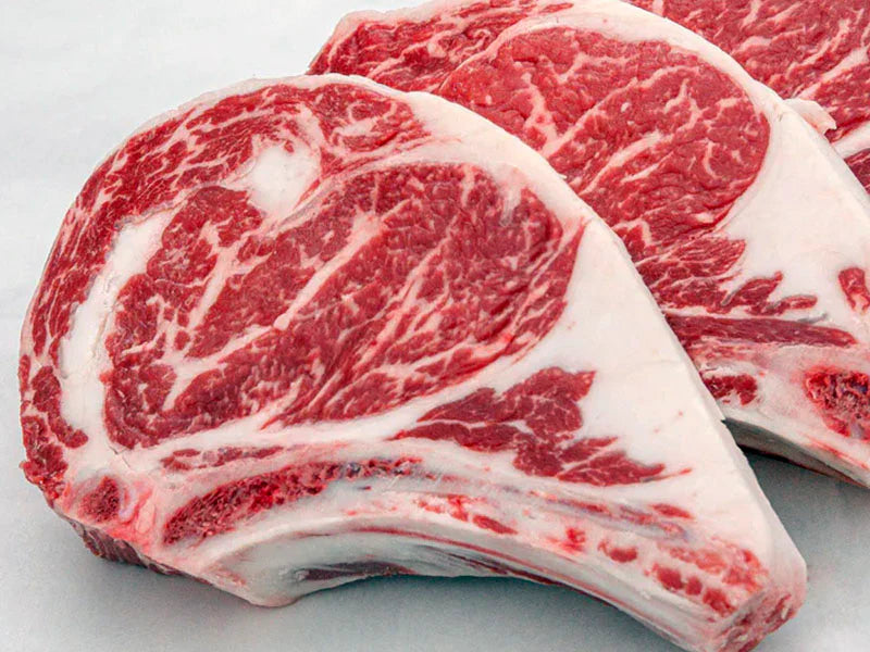 Pat LaFrieda Dry Aged Ribeye Bone-In Steak Raw