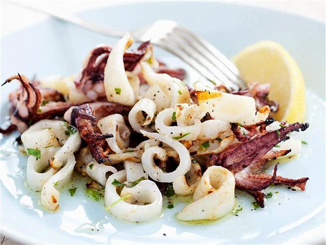 Grilled Squid Salad