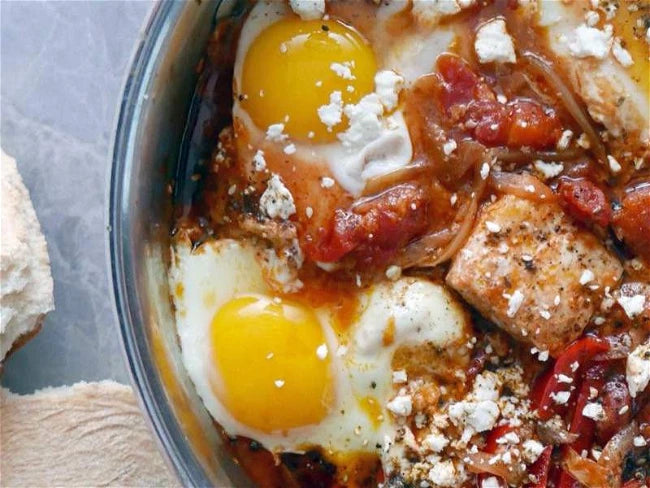 Striped Bass Shakshuka