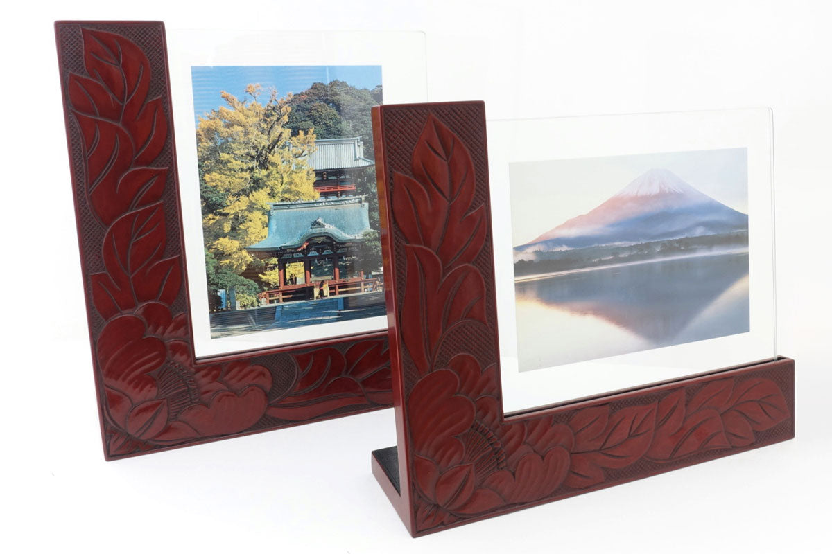 L型写真立 つた – 鎌倉彫 山水堂