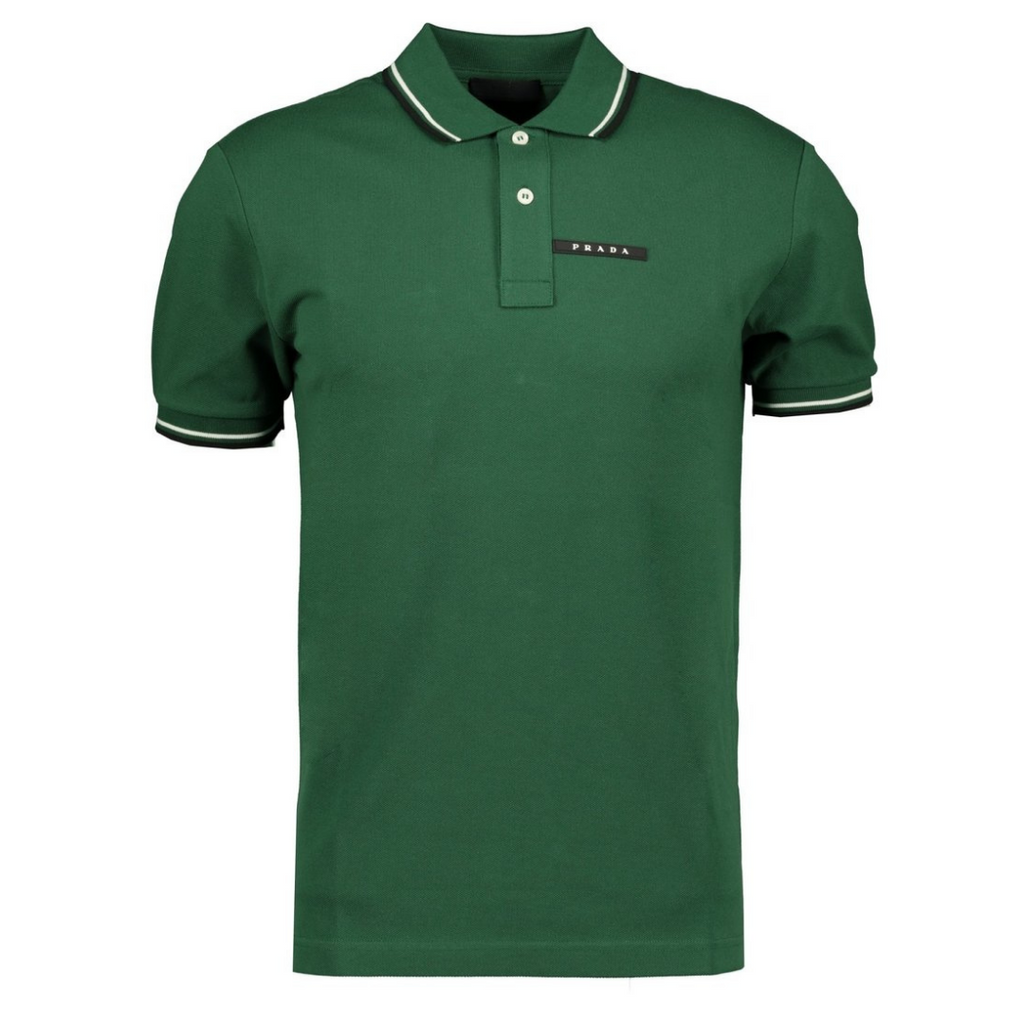 green prada polo shirt