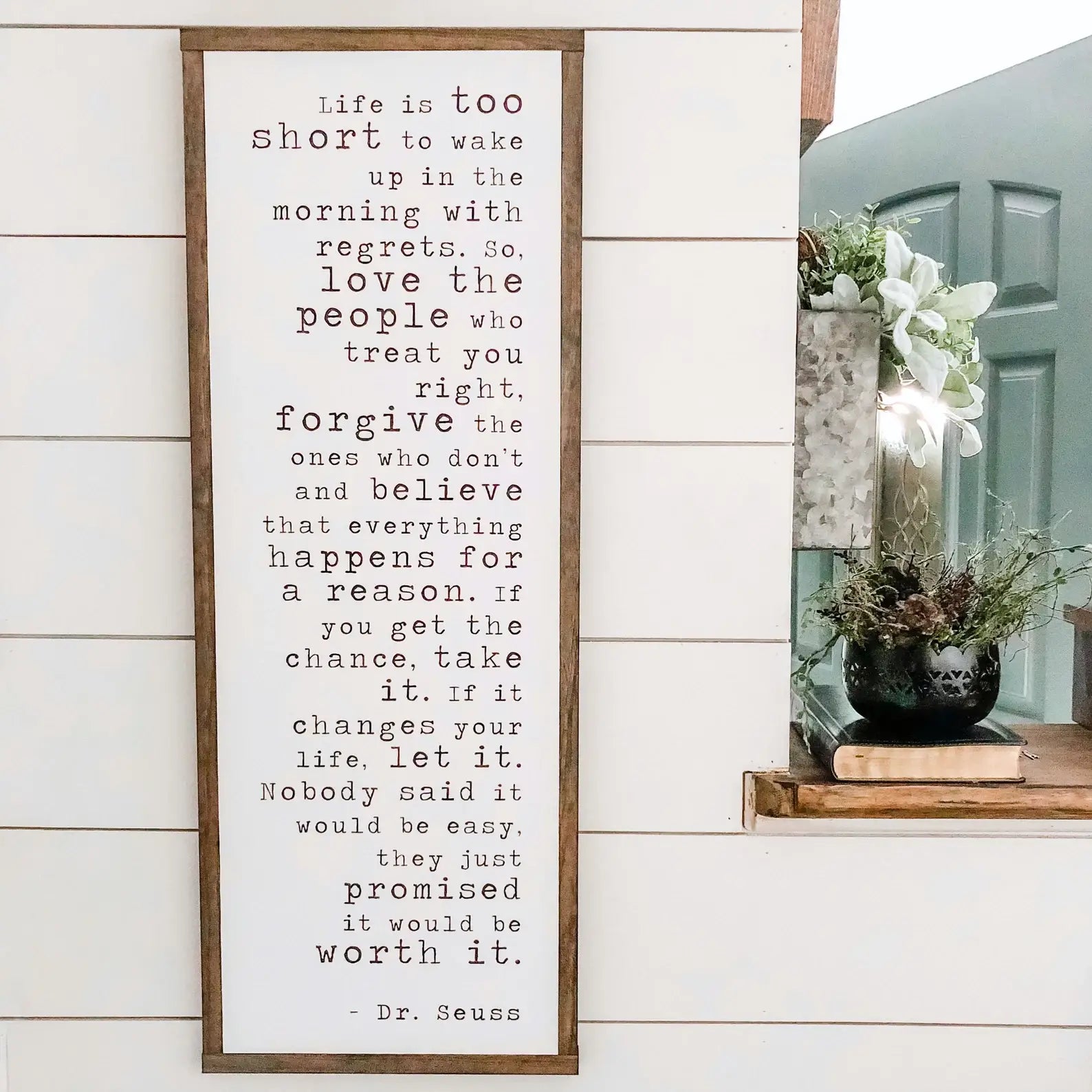 Life is too short Handmade Wood Sign