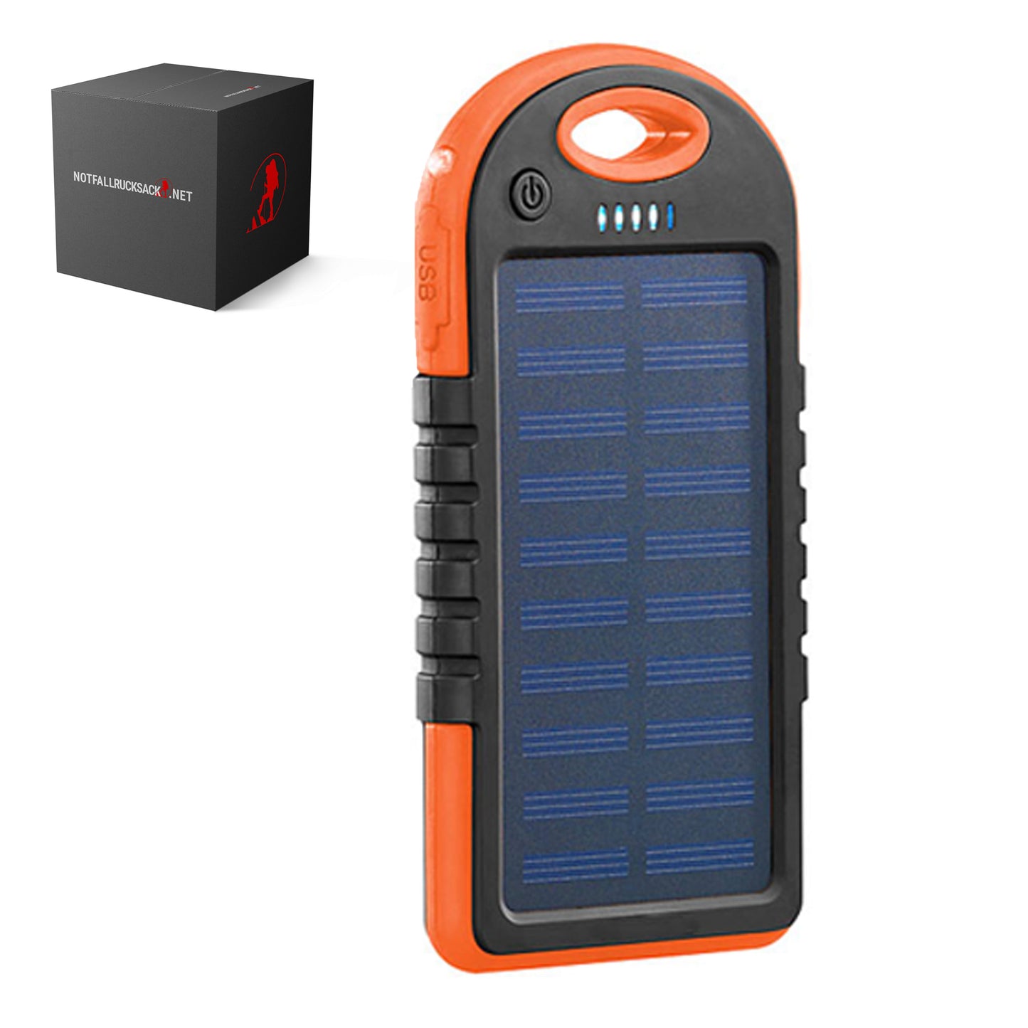 Gemeenten Bouwen op Belofte Solar Powerbank Premium - laad uw apparaten overal op - testwinnaar –  Notfallrucksack