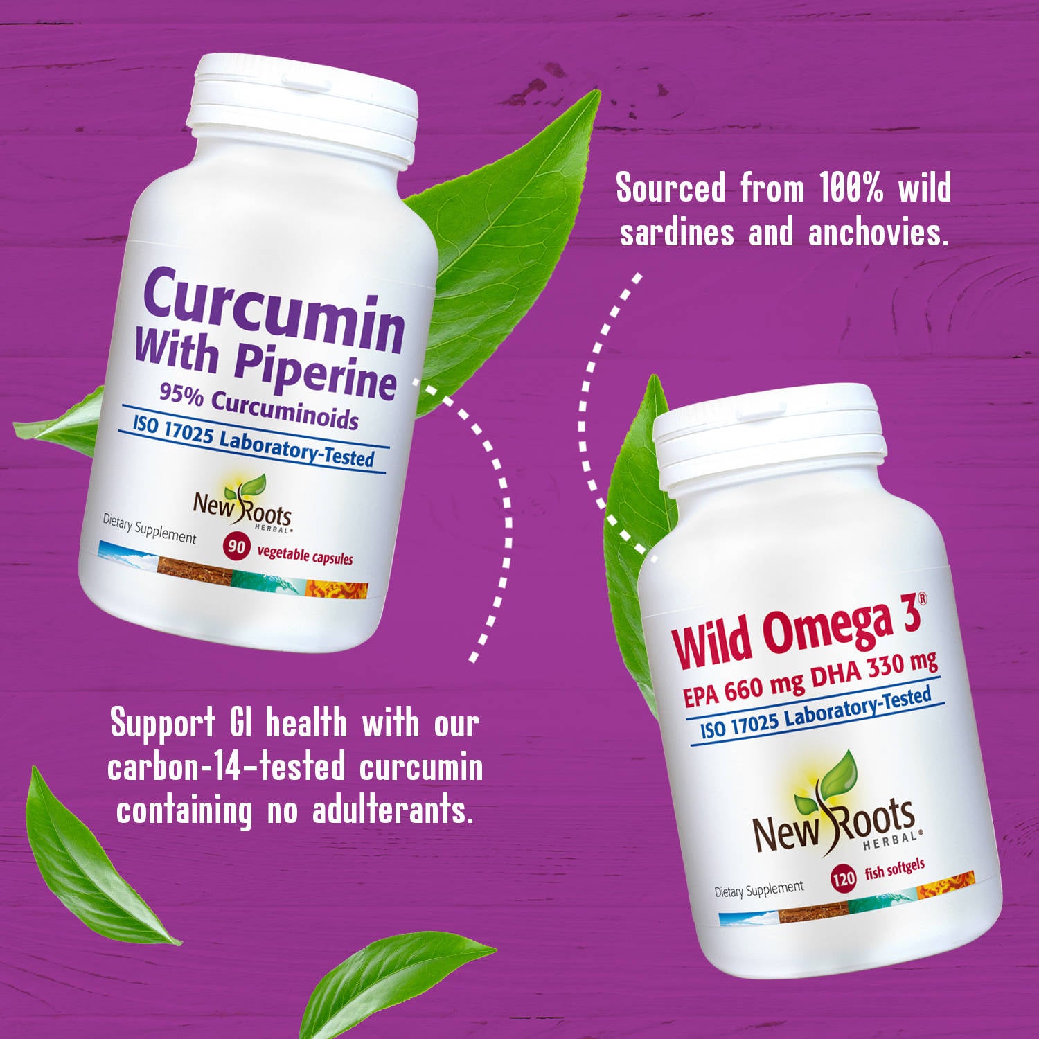 wild omega 3, curcumin piperine