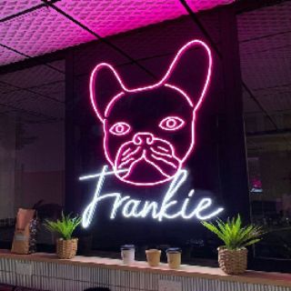 Frankie logo light sign made by NeonOutShine