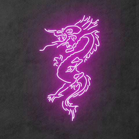 the image shows a sign of festival of dragon boat neon sign 