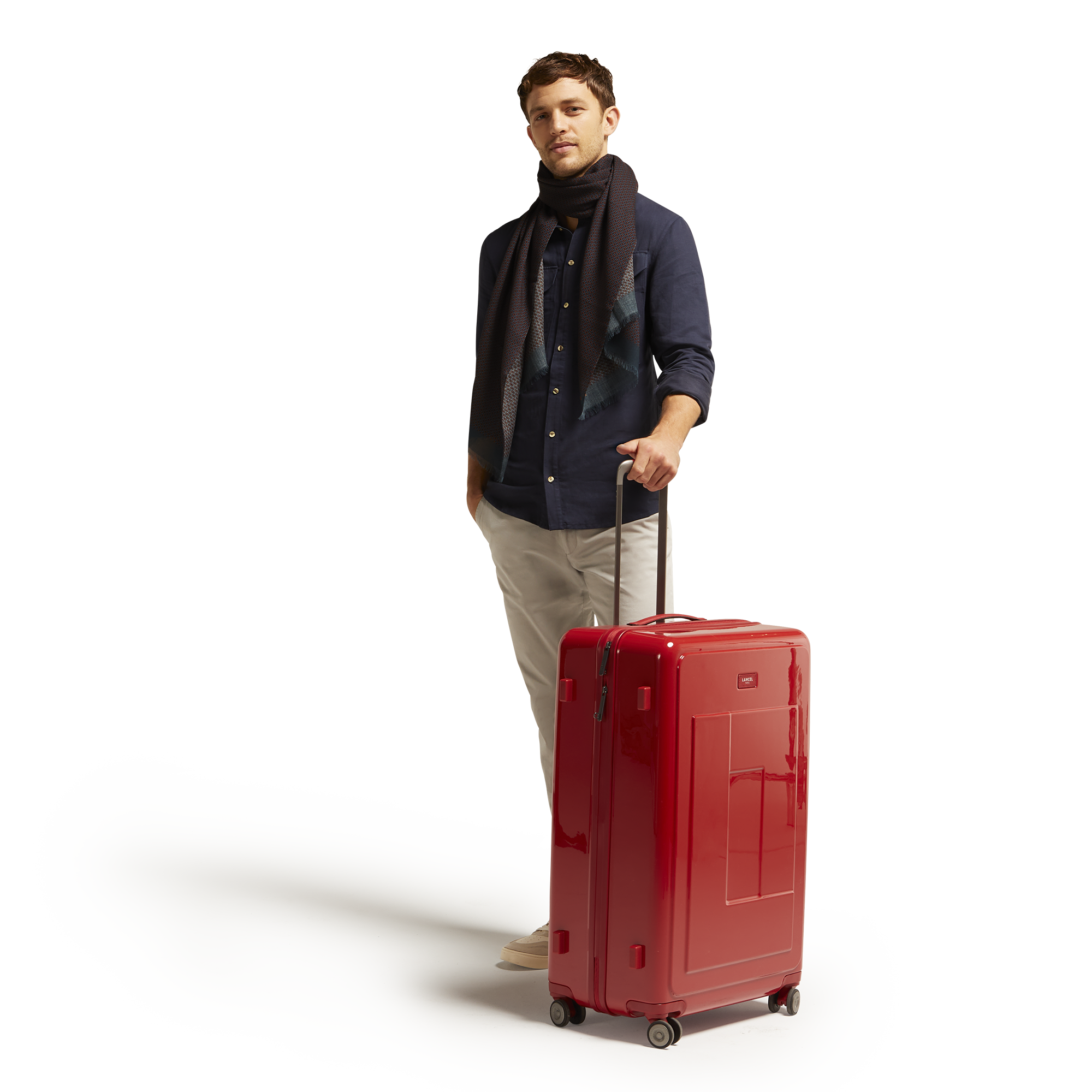 rolling suitcase with retractable wheels