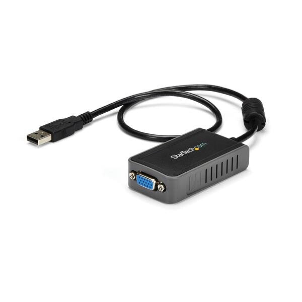 StarTech.com USB to VGA Adapter - 1440x900 - External Video & Graphics Card - Dual Monitor Display Adapter - Supports Windows (USB2VGAE2)