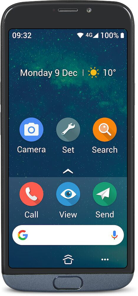 Doro 8050 13.8 cm (5.45") Single SIM Android 9.0 4G USB Type-C 2 GB 16 GB 3000 mAh Blue