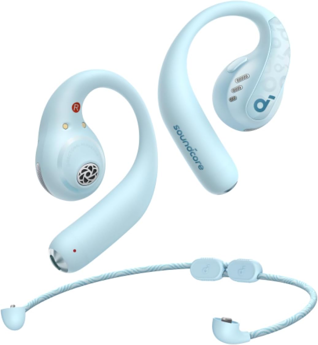 SoundCore AerFit Pro OpenEar Wireless Earbuds - Blue