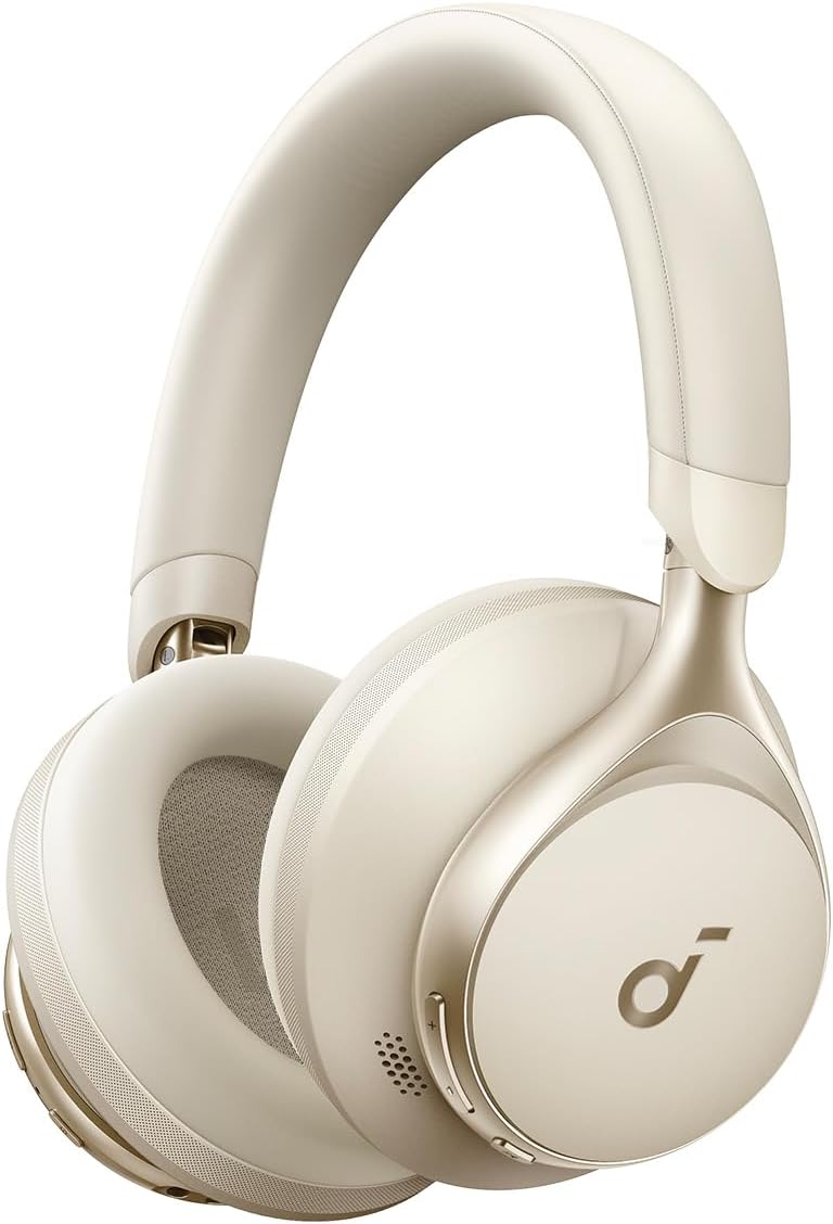SoundCore Space One Wired & Wireless Headphones - Off-White
