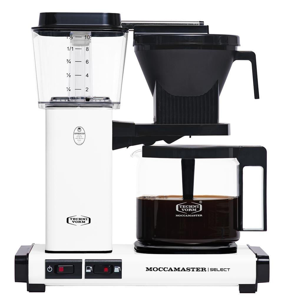 Photos - Coffee Maker Moccamaster KBG Select Coffee Machine - Matt White 8MM53823 