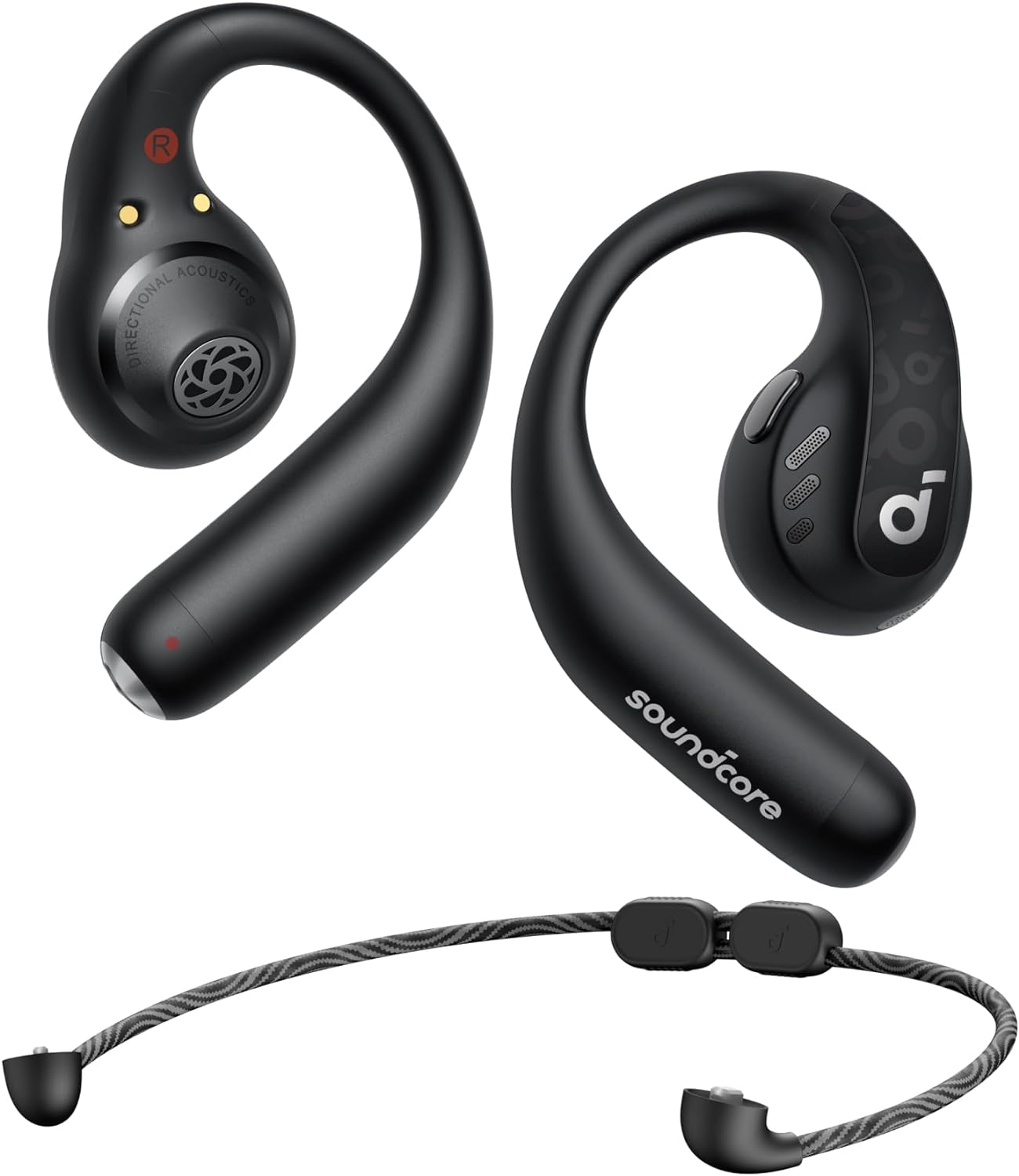 SoundCore AerFit Pro OpenEar Wireless Earbuds - Black