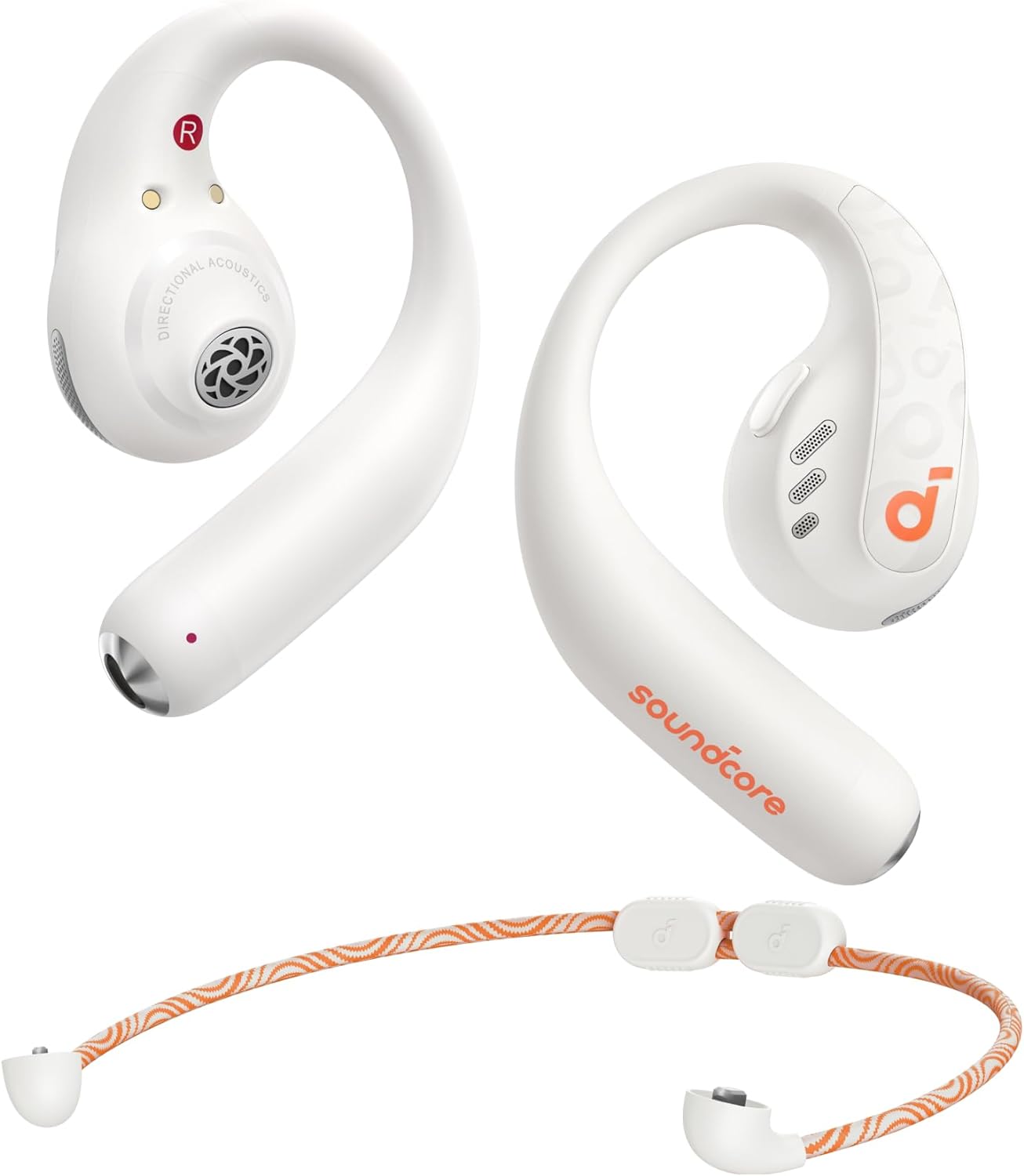 SoundCore AerFit Pro Open-Ear Wireless Earbuds - White